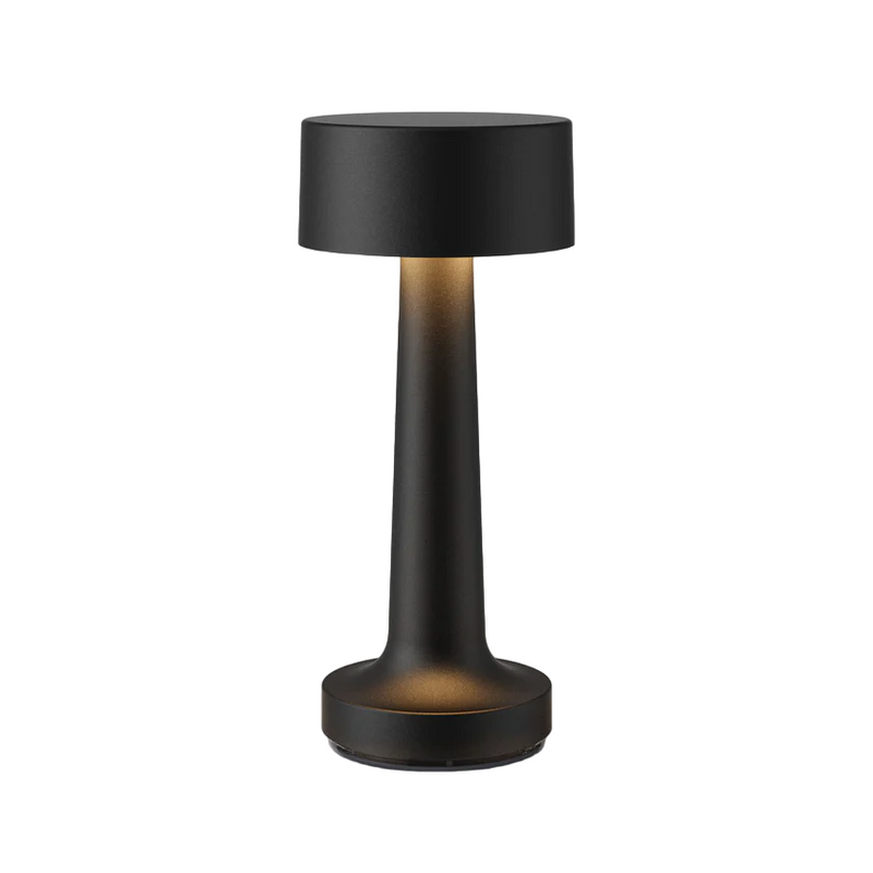 Victor Modern Dimmable Table Lamp-Black-Cylinder-State of Style