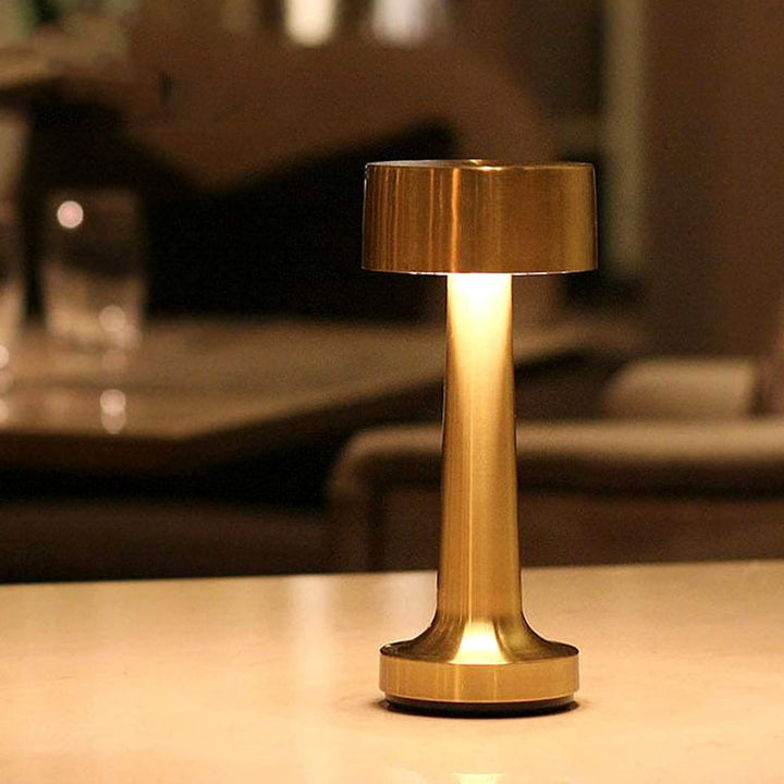 Victor Modern Dimmable Table Lamp-Gold-Cylinder-State of Style