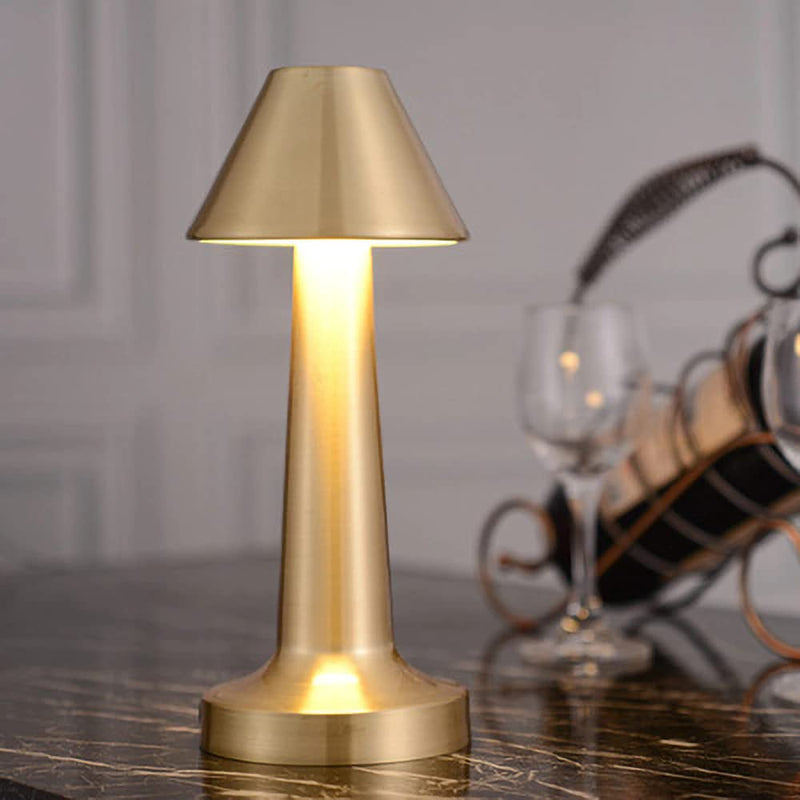 Victor Modern Dimmable Table Lamp-Gold-Cylinder-State of Style