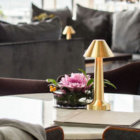 Victor Modern Dimmable Table Lamp-Gold-Cylinder-State of Style