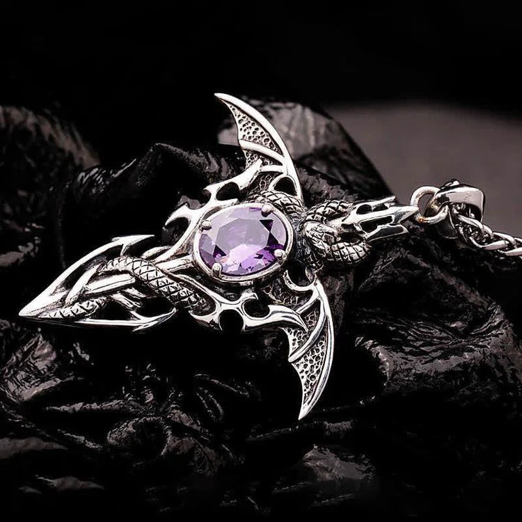 Vintage Demon Crystal Necklace-State of Style