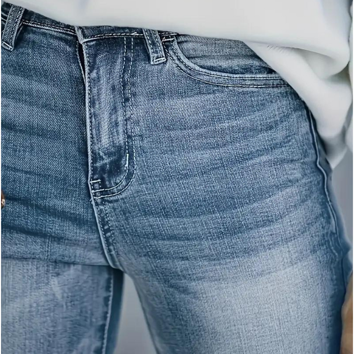 Vintage Flared Jeans - Mandy-Sky Blue-XS-State of Style
