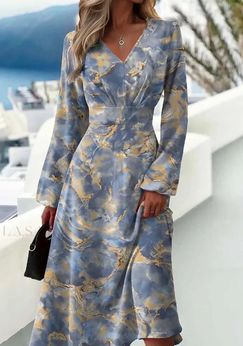 Vintage Grey Dress with Sweetheart Neckline - Clarisse-S-State of Style