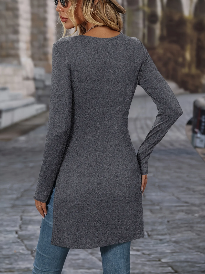 Vintage Inspired Dress | Indira Aura-Gray-S-State of Style