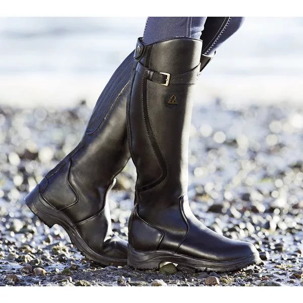 Vintage Knee-High Boots - Luna-Black-5-State of Style