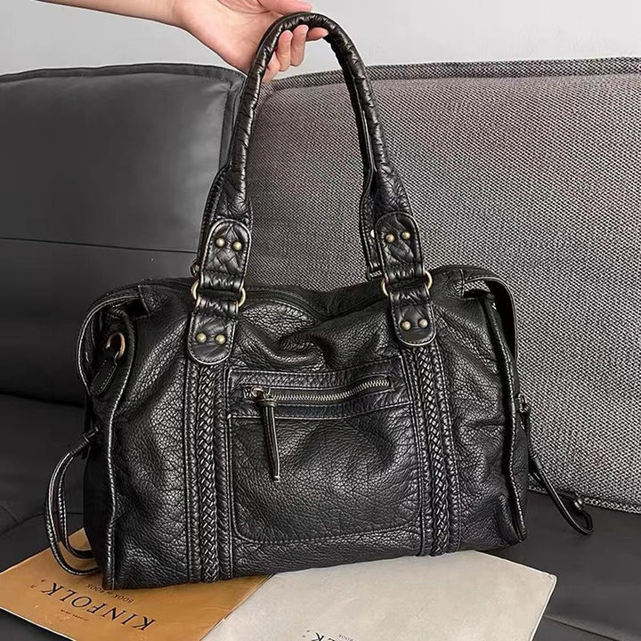 Vintage Leather Handbag - Marisol-State of Style