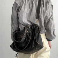 Vintage Leather Handbag - Marisol-State of Style