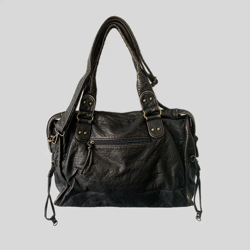 Vintage Leather Handbag - Marisol-State of Style