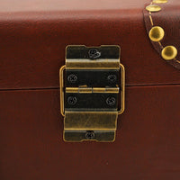 Vintage Leather Carry-On Overnight Case with Alloy Lock – Heritage Brown