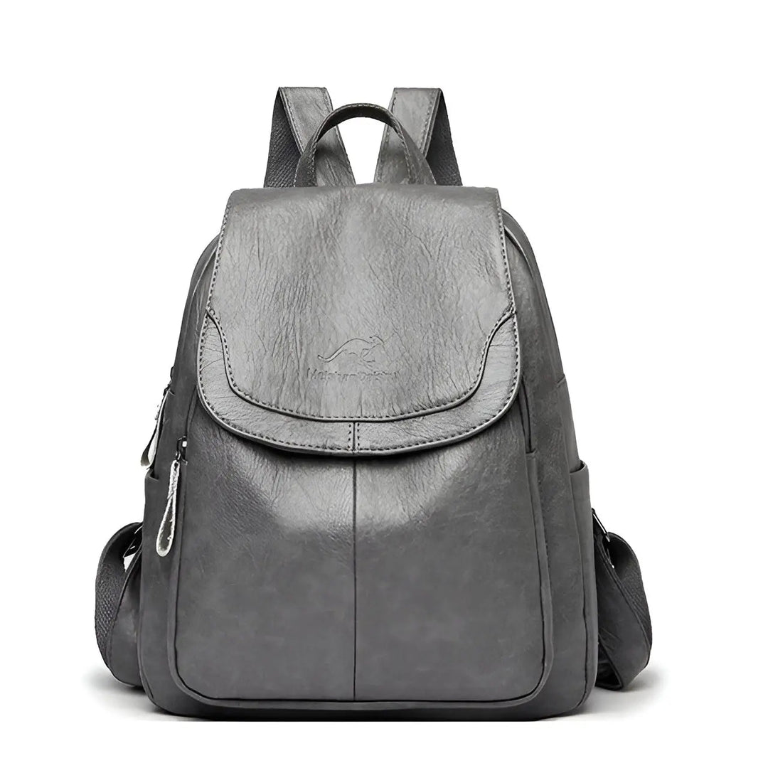 Vintage Leather Women's Backpack - Isabella-Grey-State of Style