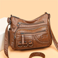 Vintage Leather Women's Handbag - Isabella-Brown-State of Style