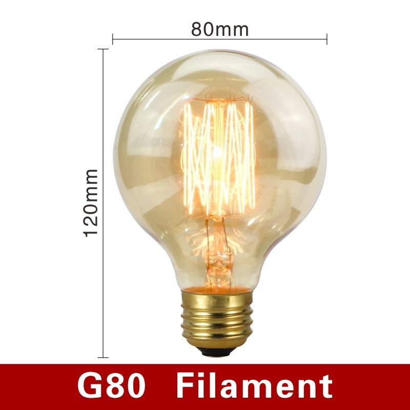 Vintage Light Bulbs - NostalgiaGlow-ST64 Filament-State of Style