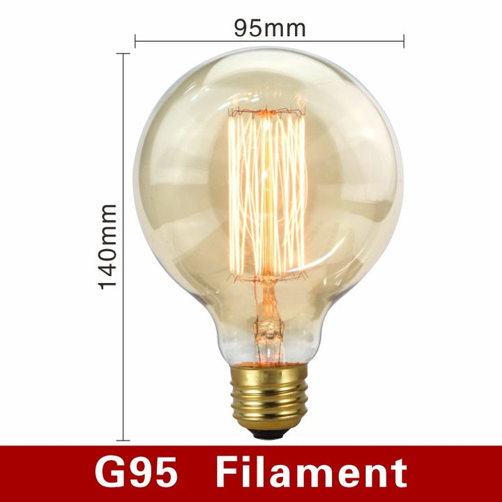 Vintage Light Bulbs - NostalgiaGlow-ST64 Filament-State of Style