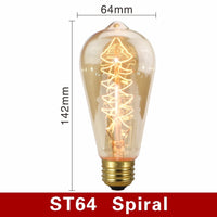 Vintage Light Bulbs - NostalgiaGlow-ST64 Filament-State of Style