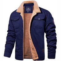 Vintage Men's Bomber Jacket - Olaf-Navy-S-State of Style