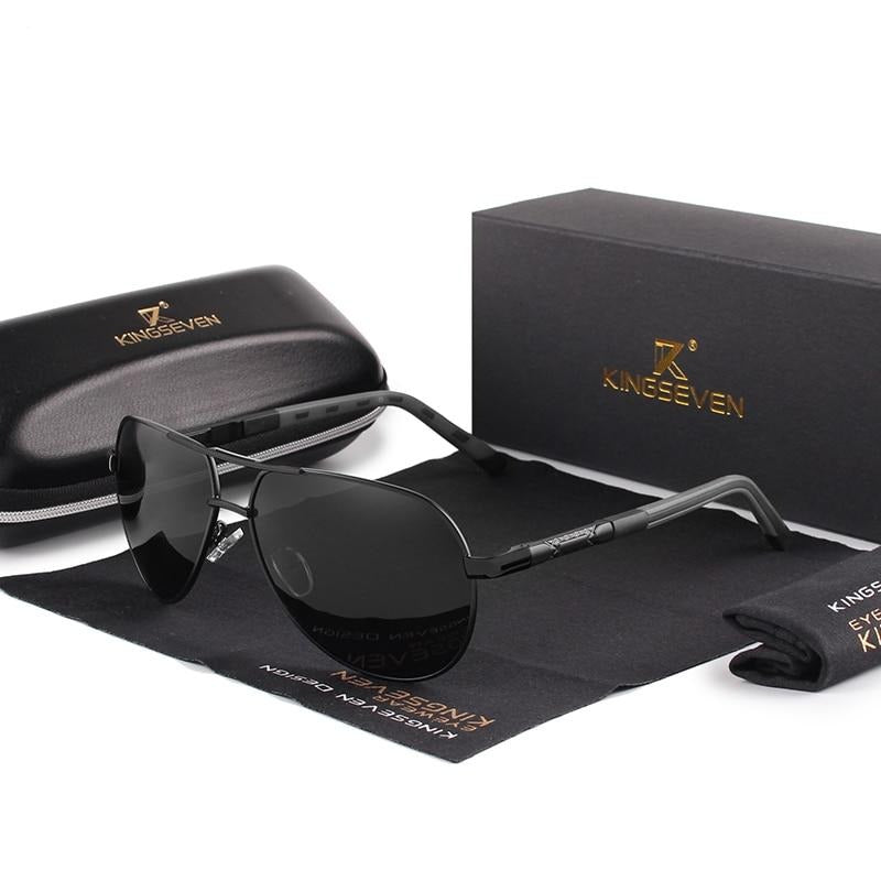 Vintage men's sunglasses – Luca-Gold Black-State of Style