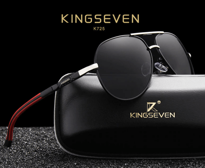 Vintage men's sunglasses – Luca-Gold Black-State of Style