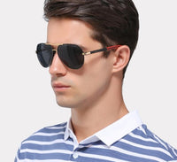 Vintage men's sunglasses – Luca-Gold Black-State of Style