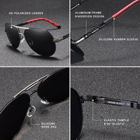 Vintage men's sunglasses – Luca-Gold Black-State of Style