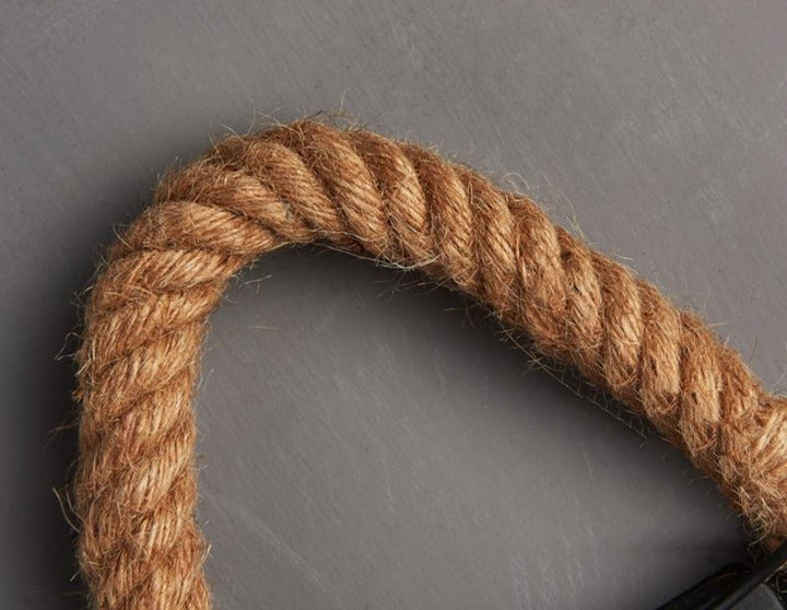 Vintage Rope Wall Lamp - RusticRope-Round-State of Style