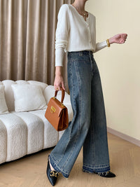 Vintage Wide Leg Women’s Jeans – Mila-Blue-XS-State of Style