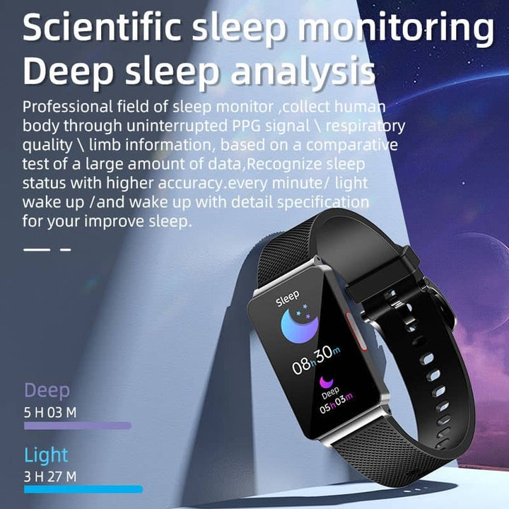 VitalTrack Smart Armband – Sporty Health Tracker-Black-State of Style