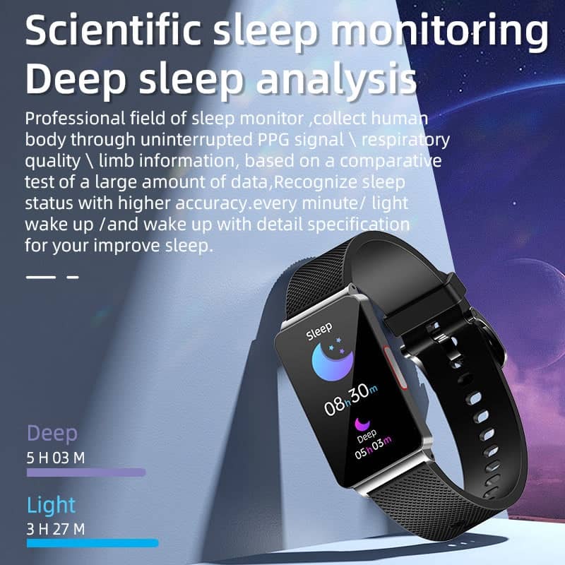 VitalTrack Smart Armband – Sporty Health Tracker-Black-State of Style