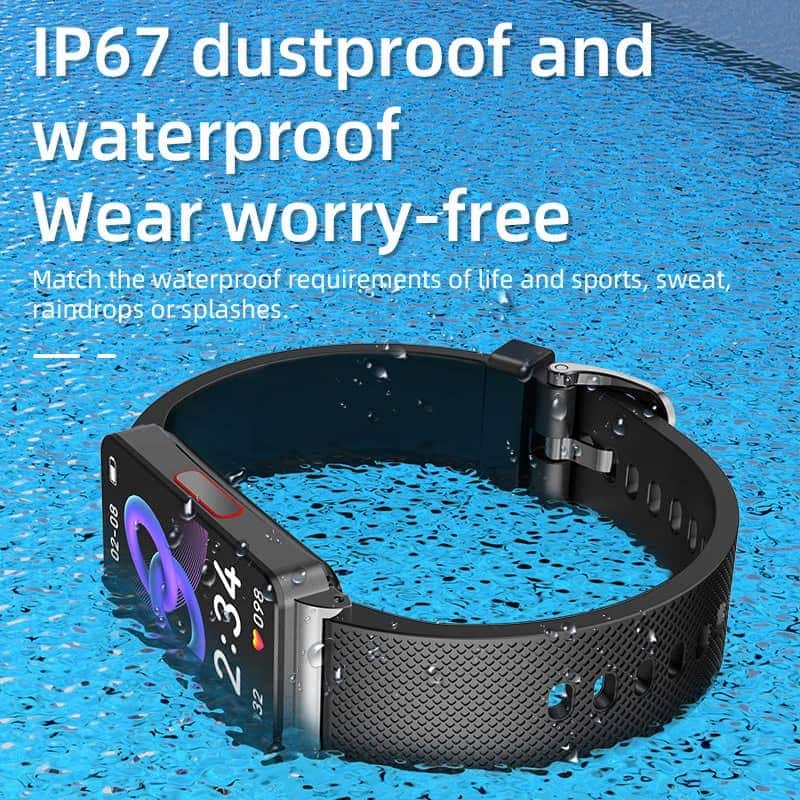 VitalTrack Smart Armband – Sporty Health Tracker-Black-State of Style