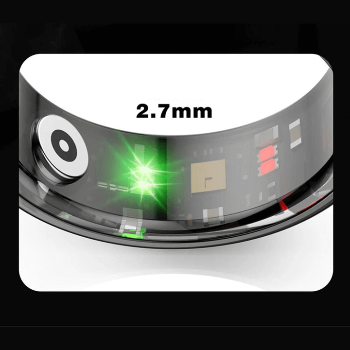 VitaRing Titanium Health Tracker Ring-Black-18.1mm-State of Style