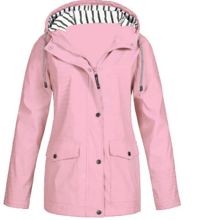 Water- and windproof women's jacket for autumn and winter – Leona