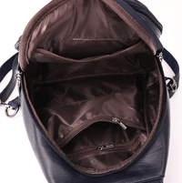 Premium Water-Resistant Leather Backpack for Women