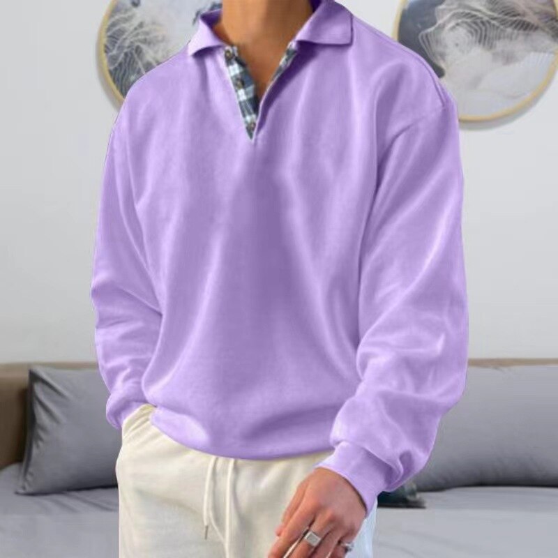 Lightweight men's summer sweater with a loose fit – Benedikt