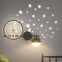 Wall lamp for children's room - GlowNest-White Right-Three Colours-State of Style