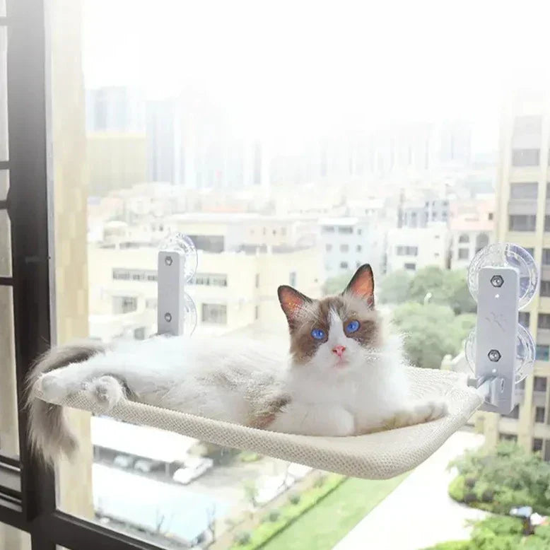 Wall-Mounted Hammock for Pets - SkyNap-Beige 30-45cm-State of Style