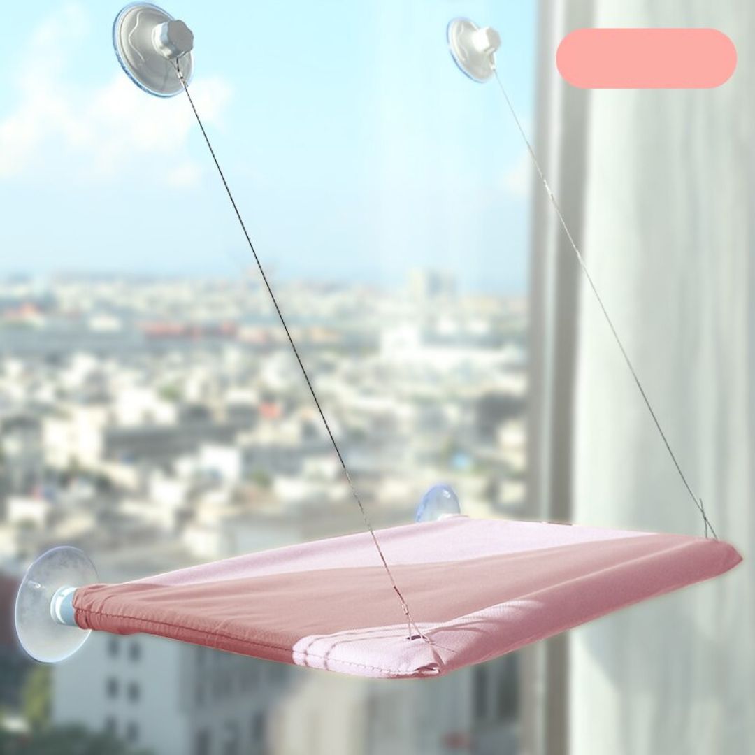 Wall-Mounted Hammock for Pets - SkyNap-Pink 35-55cm-State of Style