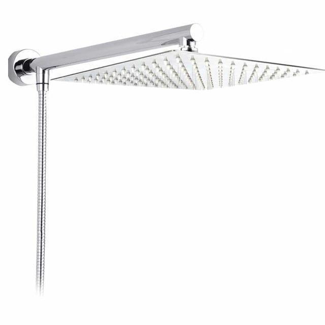 Wall-Mounted Rain Shower - RainFlow Ultra-L-Square-State of Style