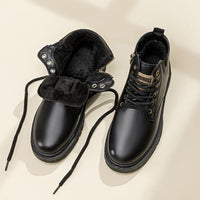 Warm and Stylish Lace-Up Boots for Men - Arvo-Dark Brown-6-State of Style