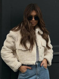Warm and Stylish Short Coat - Lucia-Beige-XS-State of Style