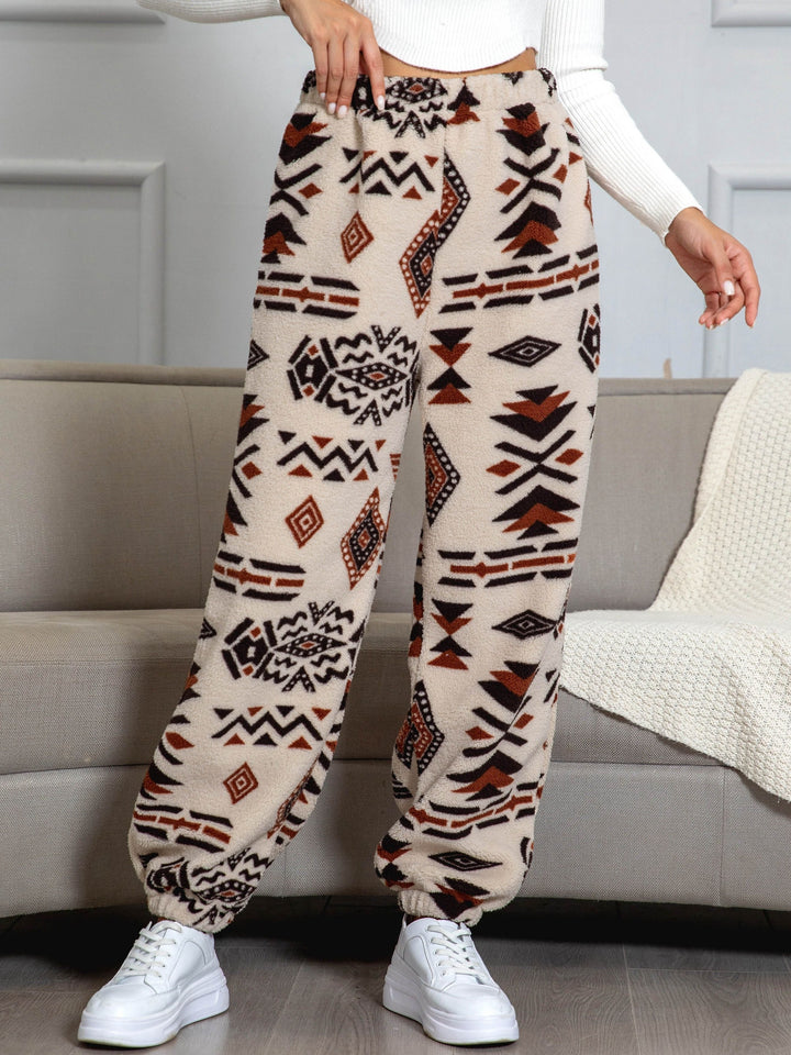 Warm Aztec Print Sweatpants - Amira-S-State of Style