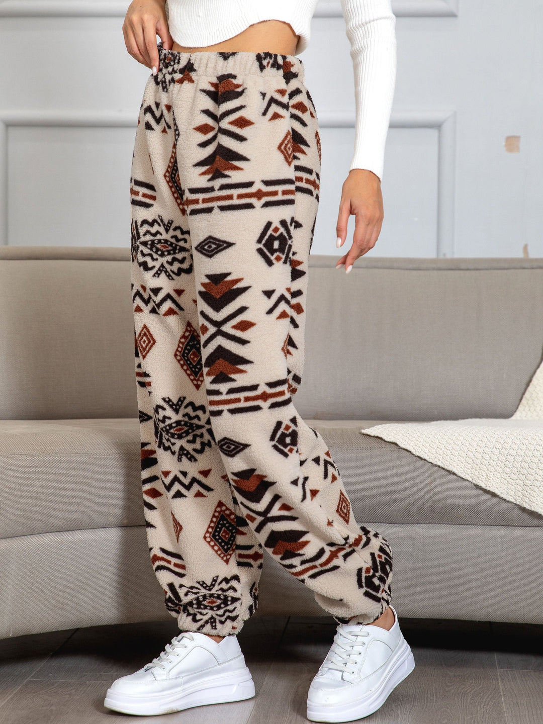 Warm Aztec Print Sweatpants - Amira-S-State of Style