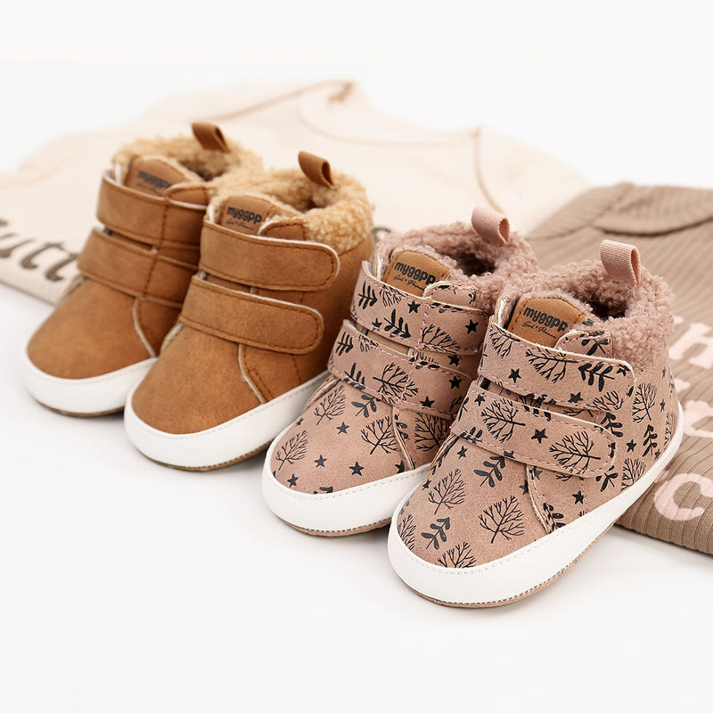 Warm Baby Boots with Velcro – Ready for Every Winter Day!-Black-11-State of Style