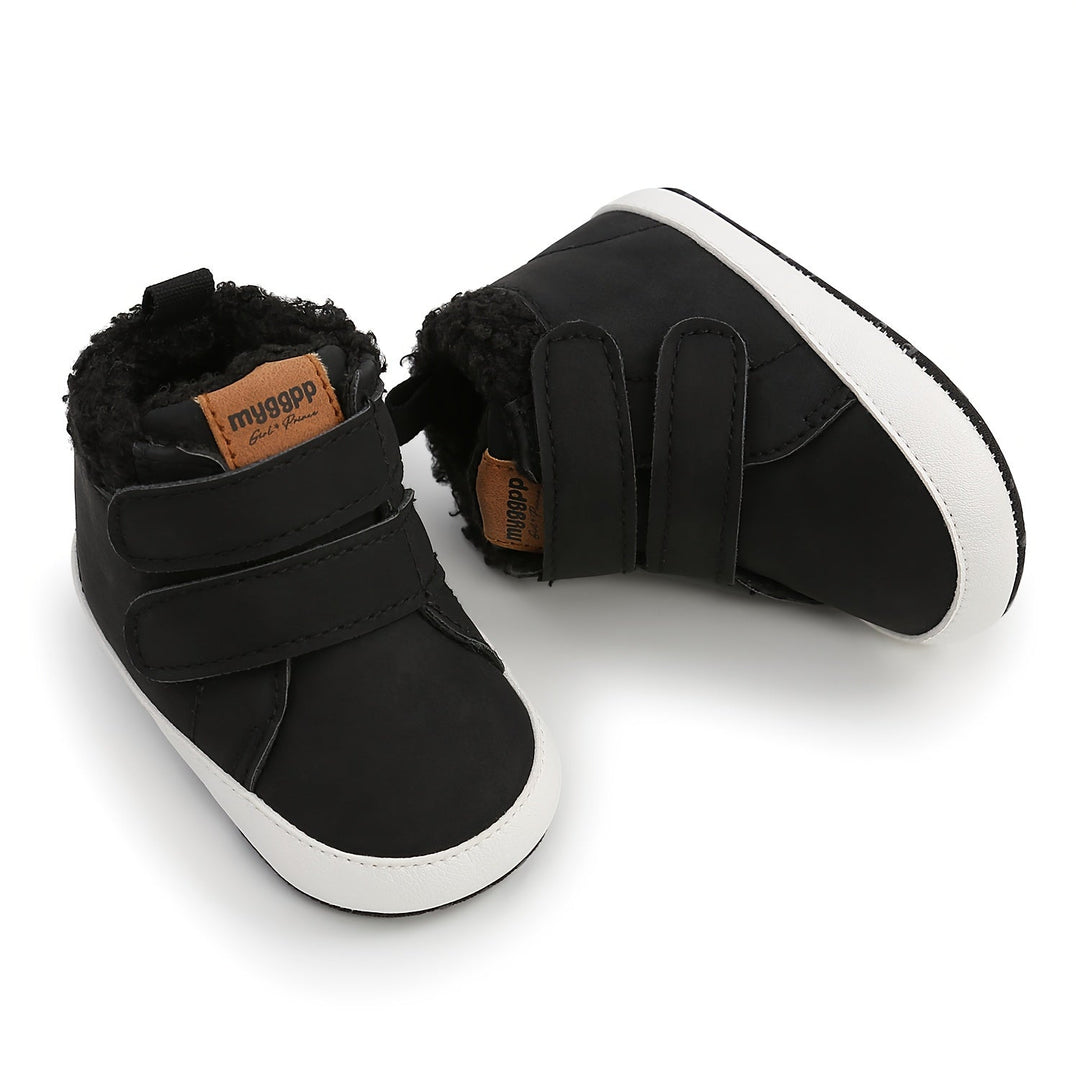 Warm Baby Boots with Velcro – Ready for Every Winter Day!-Black-11-State of Style