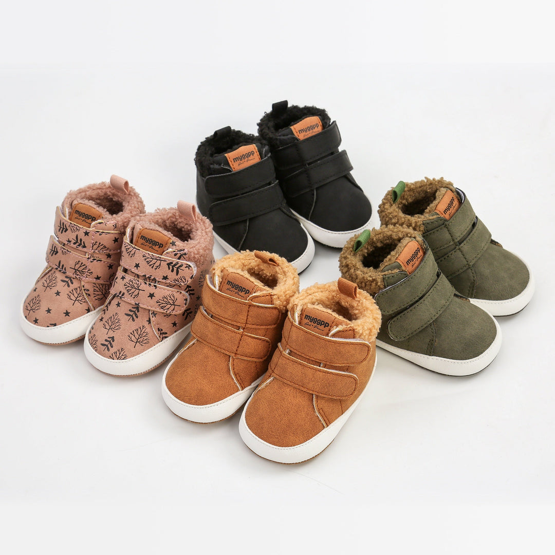 Warm Baby Boots with Velcro – Ready for Every Winter Day!-Black-11-State of Style