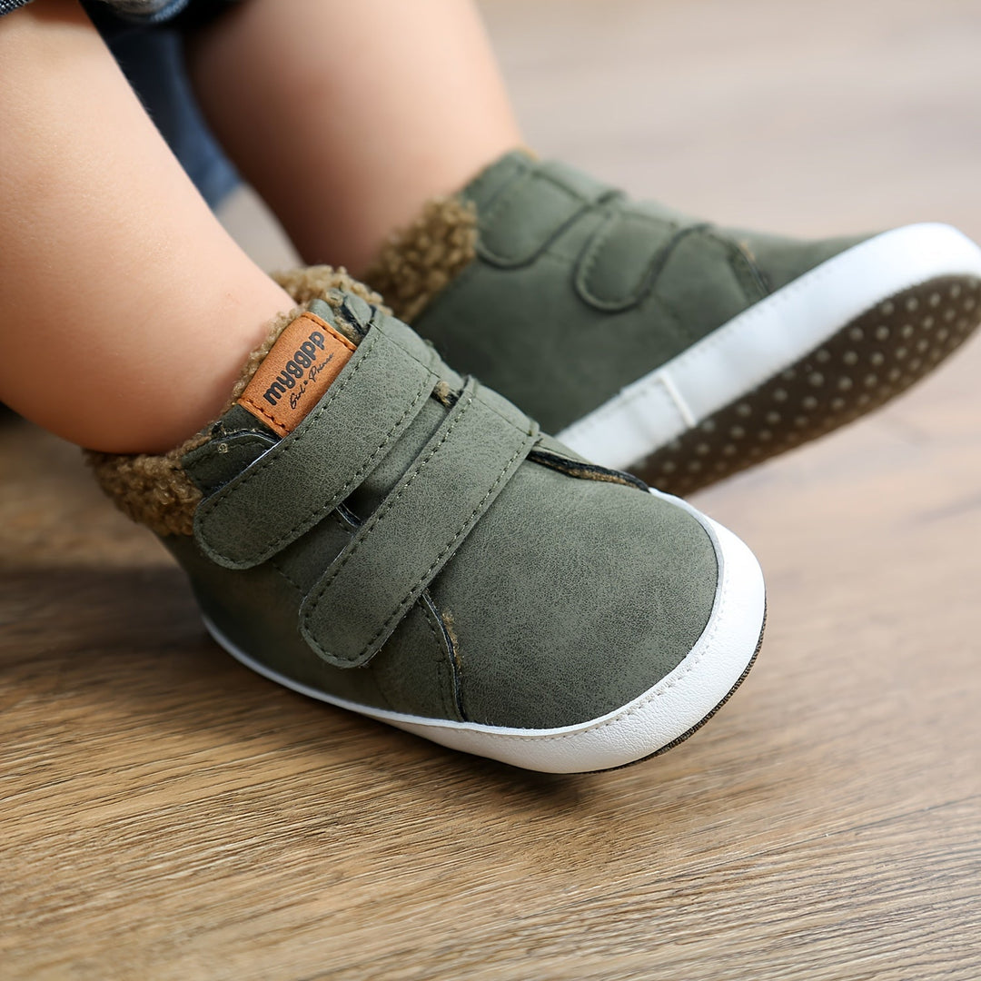 Warm Baby Boots with Velcro – Ready for Every Winter Day!-Black-11-State of Style
