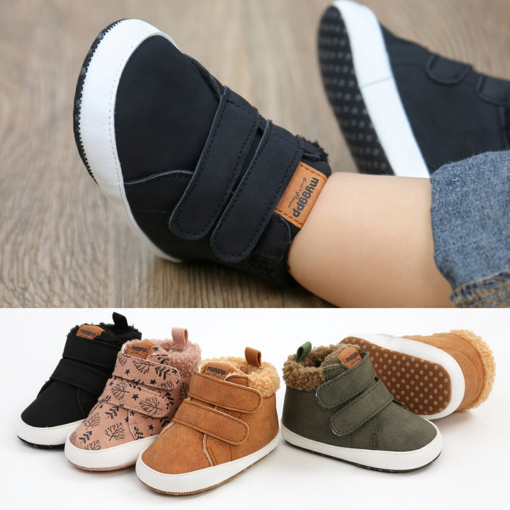 Warm Baby Boots with Velcro – Ready for Every Winter Day!-Black-11-State of Style