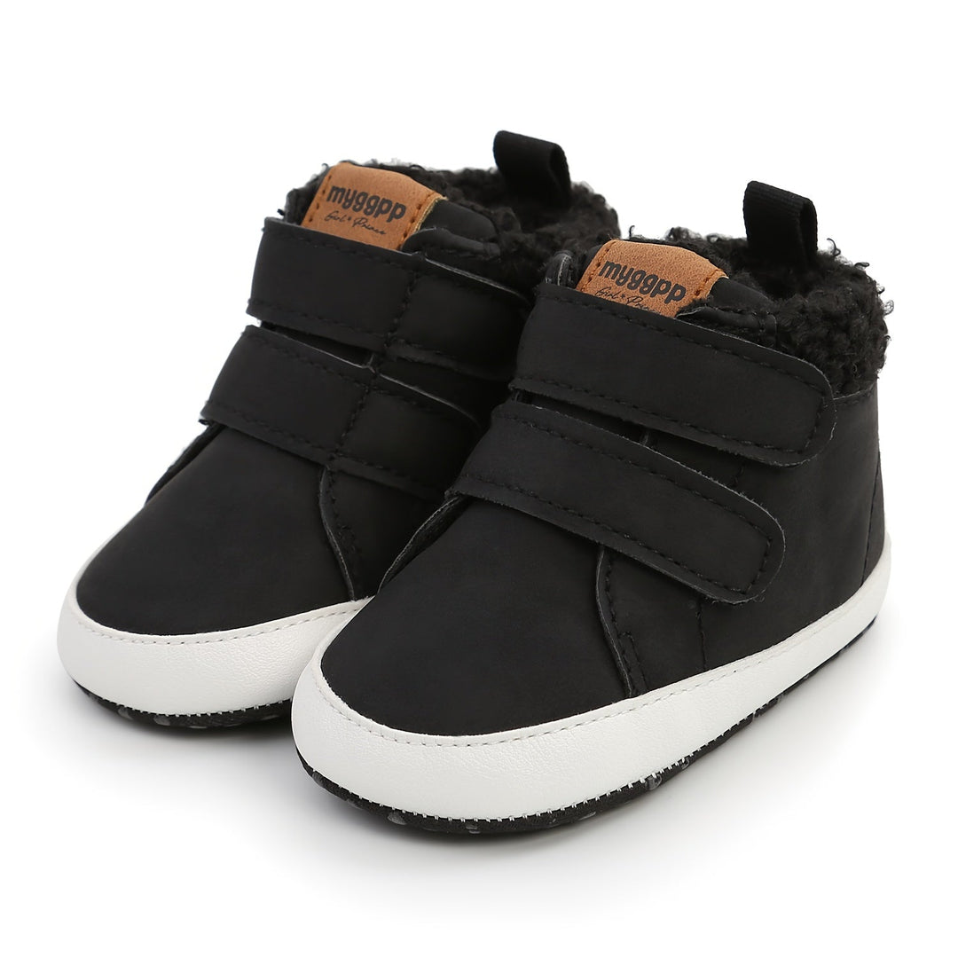 Warm Baby Boots with Velcro – Ready for Every Winter Day!-Black-11-State of Style