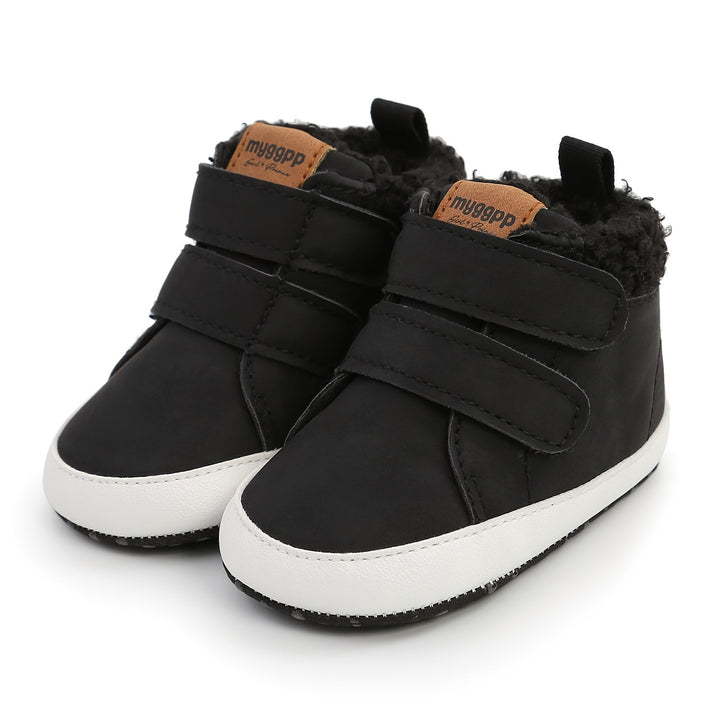 Warm Baby Boots with Velcro – Ready for Every Winter Day!-Black-11-State of Style