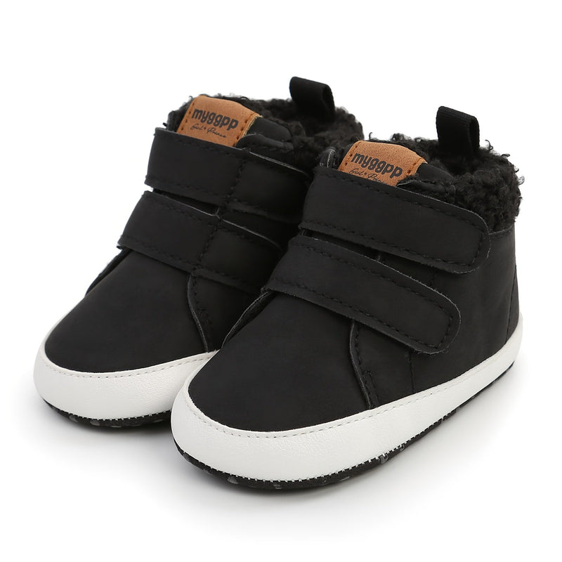 Warm Baby Boots with Velcro – Ready for Every Winter Day!-Black-11-State of Style