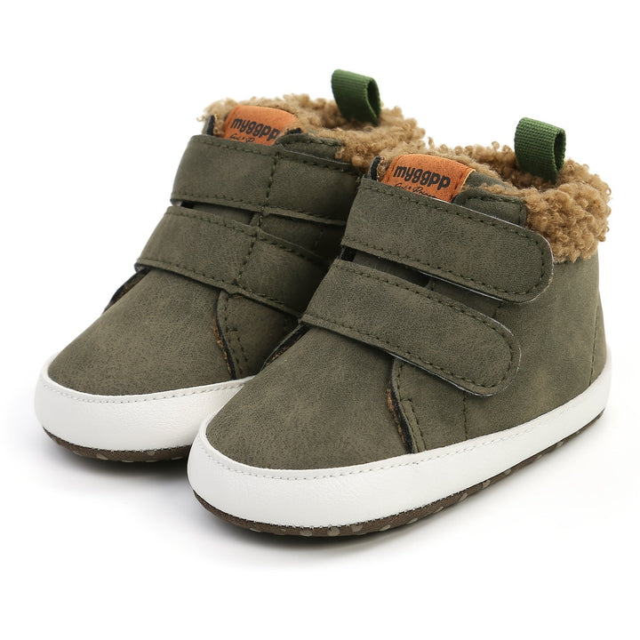 Warm Baby Boots with Velcro – Ready for Every Winter Day!-Green-11-State of Style