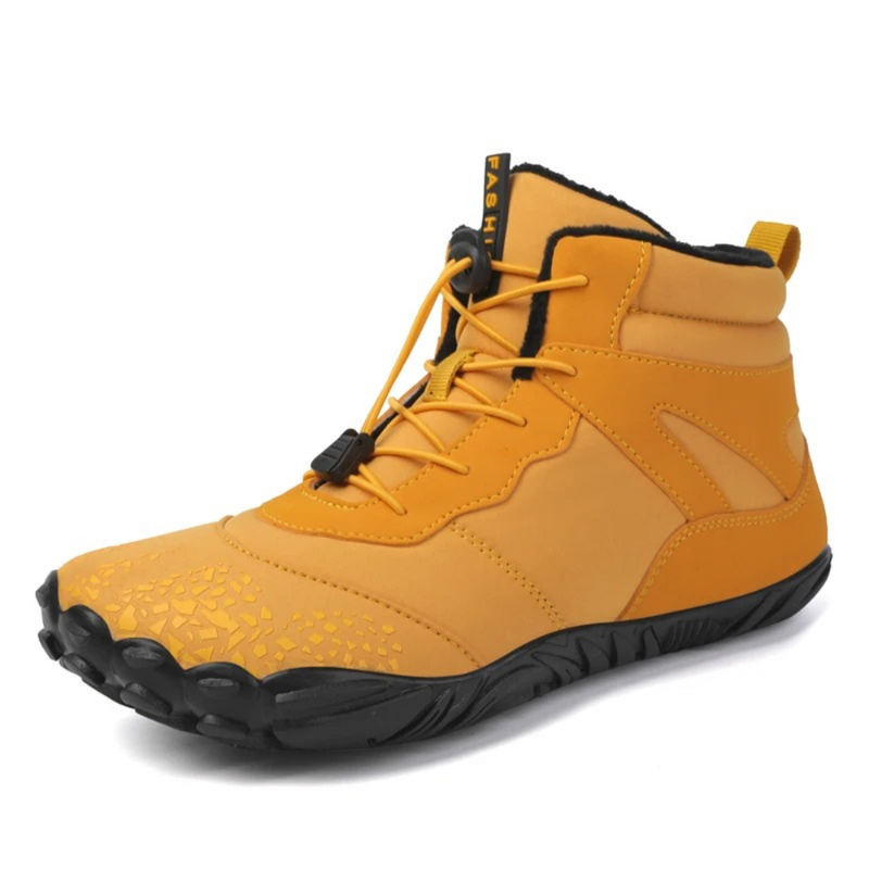 Warm Barefoot Snow Boots - FrostFlex-Yellow-5-State of Style
